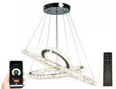 Lampa ATENA III  GLAMOUR RING 30/50/70cm kryształ żyrandol LED Wobako