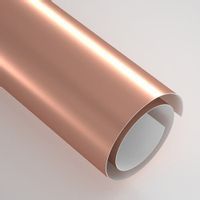 Folia samoprzylepna 30,5 x 30,5 cm - 20 arkuszy - Glossy Rose Gold