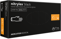 Rękawice nitrylowe nitrylex black XS 100 szt