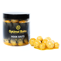 Optimal Baits Kulki proteinowe haczykowe KUKURYDZA 15-20mm