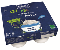 Jogurt probiotyczny abc 3,8% tłuszczu w mleku bio 4 x125 g - sobbeke