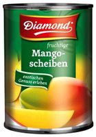Mango, połówki w syropie lekko słodzonym 425g Diamond