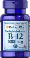 Puritan's Pride Witamina B-12 5000 mcg - 30 tabletek
