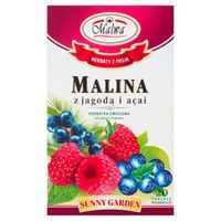 Malwa Sunny Garden Herbatka owocowa malina z jagodą i açai 40 g