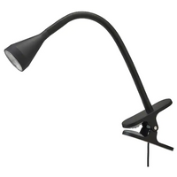 Lampa biurkowa Ikea reflektor z klamrą czarny LED