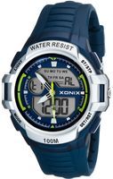 Xonix Męski zegarek sportowy, LCD/LED + Analog, alarm, stoper, WR 100M, antyalergiczny