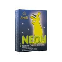 Prezerwatywy świecące w ciemności AMOR NEON 2 szt