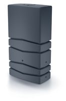 Zbiornik na deszczówkę AQUA TOWER IDTC350 | Antracyt, Pojemność: 350 l, Wymiary 38.3x77.5x135 cm, Kolor Antracyt, Waterform, Prosperplast