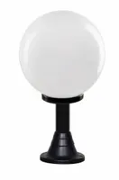 lampa ogrodowa Słupek h 30 z kulą 30 klosz mleczny