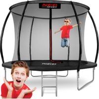 Trampolina ogrodowa profilowana 10ft/312cmz siatką wewnętrzną Neo-Sport