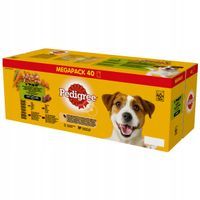 Pedigree Mokra karma dla psów Mix smaków w sosie 100 g x 40 sztuk