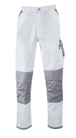 Spodnie robocze męskie BHP białe XXL 182-194