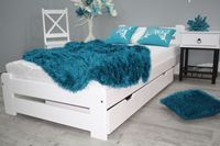 Łóżko drewniane EUREKA 100x200 BIAŁE + stelaż sypialnia producent