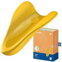 Satisfyer High Fly Masażer, Wibrator do Stymulacji Ciała Żółty