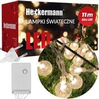 Lampki Świąteczne Led Heckermann 50L 11M Kulki