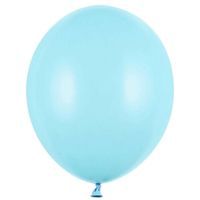 Balony "Pastel", niebieskie jasne, STRONG, 11", 10 szt