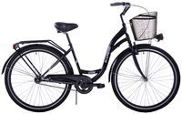 (K14) Rower miejski Kozbike 28 1bieg czarny wersja męska