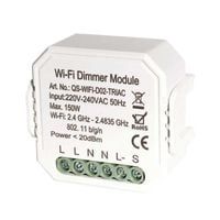 Inteligentny 2 kanałowy przełącznik ściemniacz dopuszkowy WiFi Dimmer