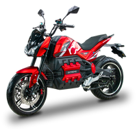 Motocykl elektryczny BILI BIKE EXTREME (6000W, 100Ah,100km/h) czerwony