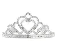 Korona diadem tiara księżniczki królowej srebrny