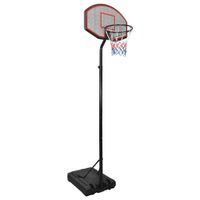 Stojak do koszykówki, czarny, 282-352 cm, polietylen Lumarko!