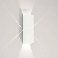 Kinkiet LAMPA ścienna NEMURO 7468 Shilo przyścienna OPRAWA metalowa prostokątna biała