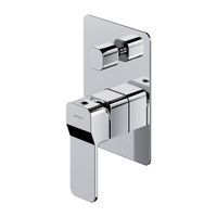 Omnires Slide Bateria wannowa podtynkowa chrom SL7735CR