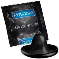 Pasante Black Velvet Czarne Prezerwatywy 10 Sztuk