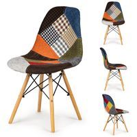 Komplet 2 krzeseł patchwork ModernHome