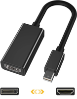 Adapter konwerter HDMI mini DP kabel 25 cm x2