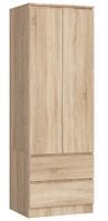 SZAFA STAR S 60 cm 2 DRZWI 2 SZUFLADY SONOMA