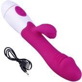 Sex Wibrator Orgazmowy Ładowany USB, 30 Programów Różowy