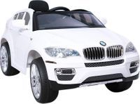 HECHT BMW X6 WHITE SAMOCHÓD TERENOWY ELEKTRYCZNY AKUMULATOROWY AUTO JEŹDZIK POJAZD ZABAWKA DLA DZIECI + PILOT DYSTRYBUTOR AUTORYZOWANY DEALER HECHT