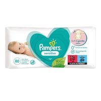 PAMPERS Chusteczki nawilżane SENSITIVE 80 sztuk
