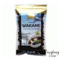 Suszone Wodorosty Wakame Cięte do Zupy Miso "Japanese Wakame | Dried Wakame Seaweed" Wyprodukowane w Chinach 100g Golden Turtle Brand