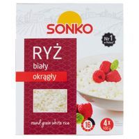 Sonko Ryż biały okrągły 400 g (4 x 100 g)