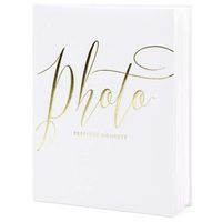 Album na zdjęcia "Precious Moments", PartyDeco, 20 x 24,5 cm, biały, 22 k