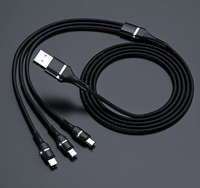 Kabel USB 3w1 Lightning Micro USB USB-C