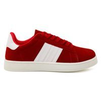 Buty sportowe męskie dla każdego czerwono białe 1  Poulin 44 Czerwony