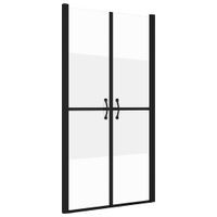 Drzwi prysznicowe, szkło częściowo mrożone, ESG, (83-86)x190 cm