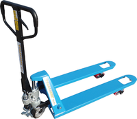 WÓZEK PALETOWY PALECIAK WIDŁOWY MAGAZYNOWY AC25 (HPT-A) KRÓTKI 2500 kG - 800mm z HAMULCEM