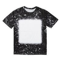 Koszulka Cotton-Like Bleached Starry Black do sublimacji XXXL