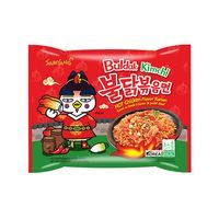 Buldak Hot Chicken Kimchi | Instant Makaron Smażony o Smaku Kurczaka z Kimchi "Kimchi Hot Chicken Flavor Ramen" 135g SamYang