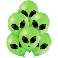 Balony "Kosmita", pastel zielone, BELBAL, 10", 6 szt