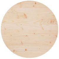 Blat stołu, Ø70x2,5 cm, lite drewno sosnowe