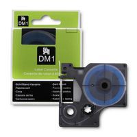 Qoltec Rurka termokurczliwa do drukarek DYMO D1/DM1 | 9mm*1.5m | Biała | Czarny nadruk