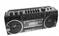 Magnetofon z odtwarzaczem MP3, USB, SD, Radio FM - Kaseciak Jamnik