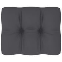 Poduszka na sofę z palet, antracytowa, 50x40x12 cm