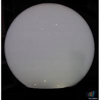 Duża kula ogrodowa Led BIAŁA 20 cm solarna Lamp