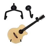Ścienny WIESZAK na Gitarę 2-częściowy Uchwyt na Gitarę uniwersalny czarny SG1B